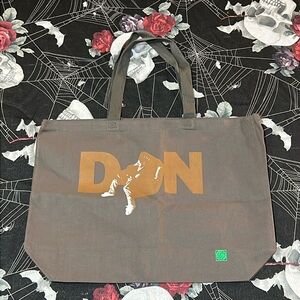 NEW DON TOLIVER “LIFE OF A DON TOUR” JACK BOYS GRAY/BROWN SHOPPING TOTE BAG OS